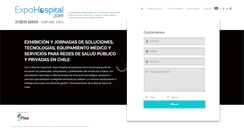 Desktop Screenshot of expohospital.cl